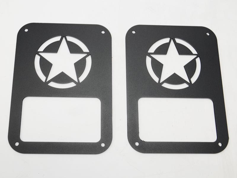 Taillight cover star for jeep wrangler lamp shell