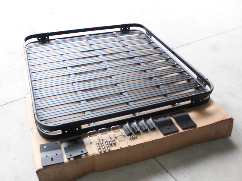 Black power aluminium roof rack luggage for Jeep wrangler JK